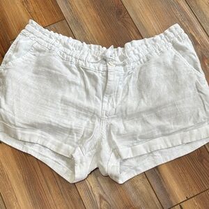 Old Navy Women's Linen Blend White Shorts